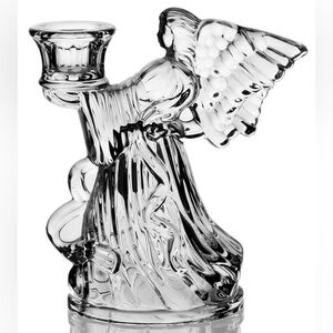 Vintage Mikasa "Rejoice" Crystal Angel Candle Holder